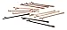 L. Erickson Medium Narrow Bobby Pin Clip & Go 12-Pack - Gold/Chocolate/Rose Gold/Camel