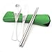 ERCRYSTO Stainless Steel Fork,Spoon and Chopsticks Set with Waterproof Textile Case,Convenience for Travel,Office,Car,Camping,Environmental Friendly.
