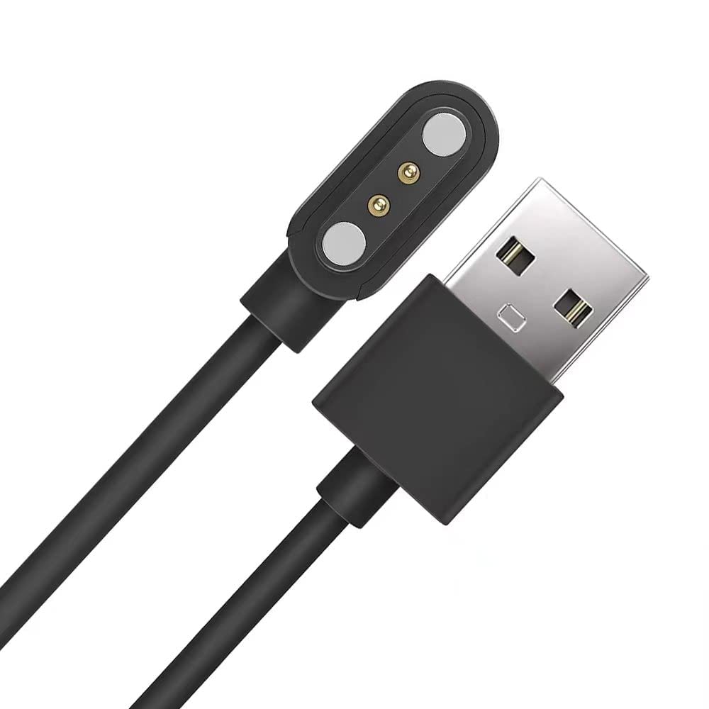 Smart Watch Magnet Charging USB Cables,2pin4mm,Compatible with Soudorv,Cillso,Dafit,Nerunsa,Radley,Reflex active