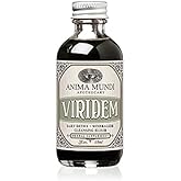 Anima Mundi Apothecary Viridem Greens Detox Elixir - GI & Liver Detox Liquid Supplement, Natural Herb Cleanse with Chlorophyll, Moringa + Organic Chlorella - Add to Juice & Alkalizing Teas (2oz)