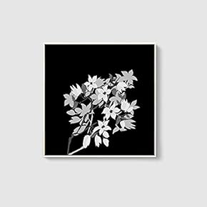Framed Canvas Home Artwork Decoration Beautiful Flower Canvas Wall Art for Living Room, Bedroom - 16x16 inches