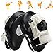 Boxing Curved Focus Punching Mitts- Leather Training Hand Pads,Ideal for MMA Karate, Muay Thai Kick, Sparring, Dojo, Martial Arts