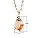 sedmart Irregular Natural Stone Citrine pendant Crystal Quartz Pendant Gold Plated Necklace Birthstone Jewelry Mothers Day Gifts