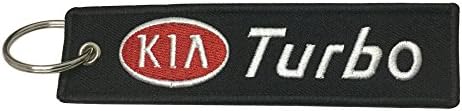 Teratai 1pcs KIA Turbo Tag Keychain For Car Keychain Accessories Sporty Gifts