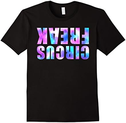 Aerial Yoga Tee Circus Freak Aerial Hoop Tie Dye Print