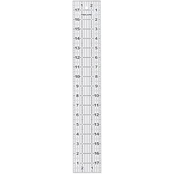 Amazon.com : Fiskars 3x18 Inch Acrylic Ruler (187640-1001) : Sewing ...