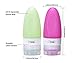 Qihui Leak Proof Silicone Toiletry Travel Bottles Set Protable Squeezable and Refillable Bottle Container FDA Certificated TSA Approved BPA Free Airline Carry-Ons (36ml 4pack)