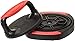 Amazon Basics Pushup Handles with Rotating Base Exercise Equipment - 10.6 x 9 x 5.5 Inches, Red