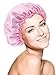 Blulu 3 Pieces Sleep Cap Satin Bonnet Night Sleeping Soft Hair Turbans for Women and Girls(Gold, Pink, Peacock Blue)