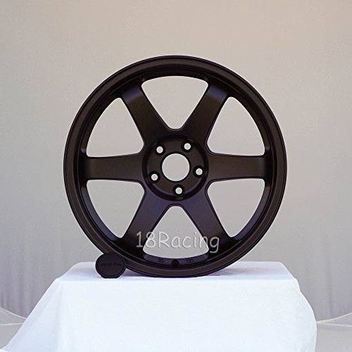 1 PC ONLY ROTA GRID 18x8.5 PCD: 5X108 OFFSET:42 HB:73 FLAT BLACK