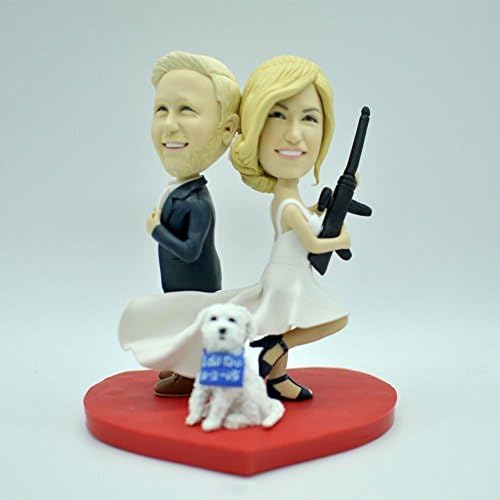 Wedding Cake Topper,Custom Wedding Cake Topper,Custom Bobbleheads,Bobbleheads Cake Toppers, Personalized Bobbleheads,Valentine Gift, Personalized,Cake Toppers,Theme cake topper,pet cake topper