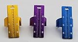 3pcs New Design Endo Ruler Aluminium Endodontic File Ruler Dental Finger Ring