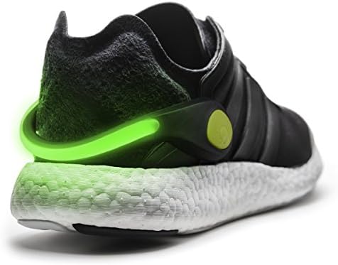 TESO LED Shoe Clip flash Lights, Night Running Gear, Safe, Lightweight, Reflective for Runners joggers, Bikers, Walkers, Spinners, Kids & pets (Pack of 2), Green