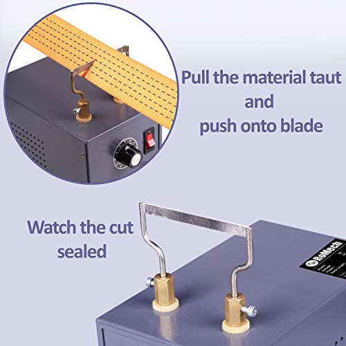 RoMech Electric Rope Cutter with Adjustable Power Hot Knife Thermal Blade for Braid Fabric