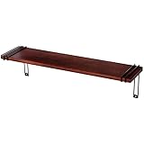 AZ L1 Life Concept Floating Shelves Wall-Mounted Display Storage Ledge with Bracket for Bathroom, Kitchen, Living Room, 31.4"