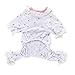 HOMEDECO Small Pet Dog Floral Shirt Puppy Pajamas Pet Clothes Apparel