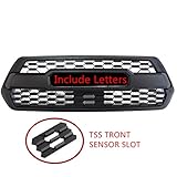 TIKSCIENCE 16 Front Bumper Grill Grille for Toyota Tacoma TRD PRO 2016 2017 2018 Matte Black