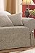 SureFit Home Décor SF24987 Scroll Sofa Cover, Relaxed Fit, Cotton/Polyester, Machine Washable One Piece Champagne Color