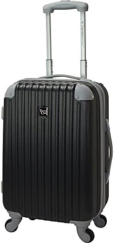 Travelers Club Luggage Modern 20" Hardside Expandable Hardside Luggage NEW