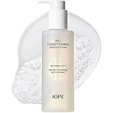 IOPE BIO Conditioning Essence Foam Facial Cleanser | Gentle Makeup Cleansing & Moisturizng for Sensitive Skin, Antioxidant, Daily exfoliation with PHA, Korean Face wash, 6.08 Fl Oz