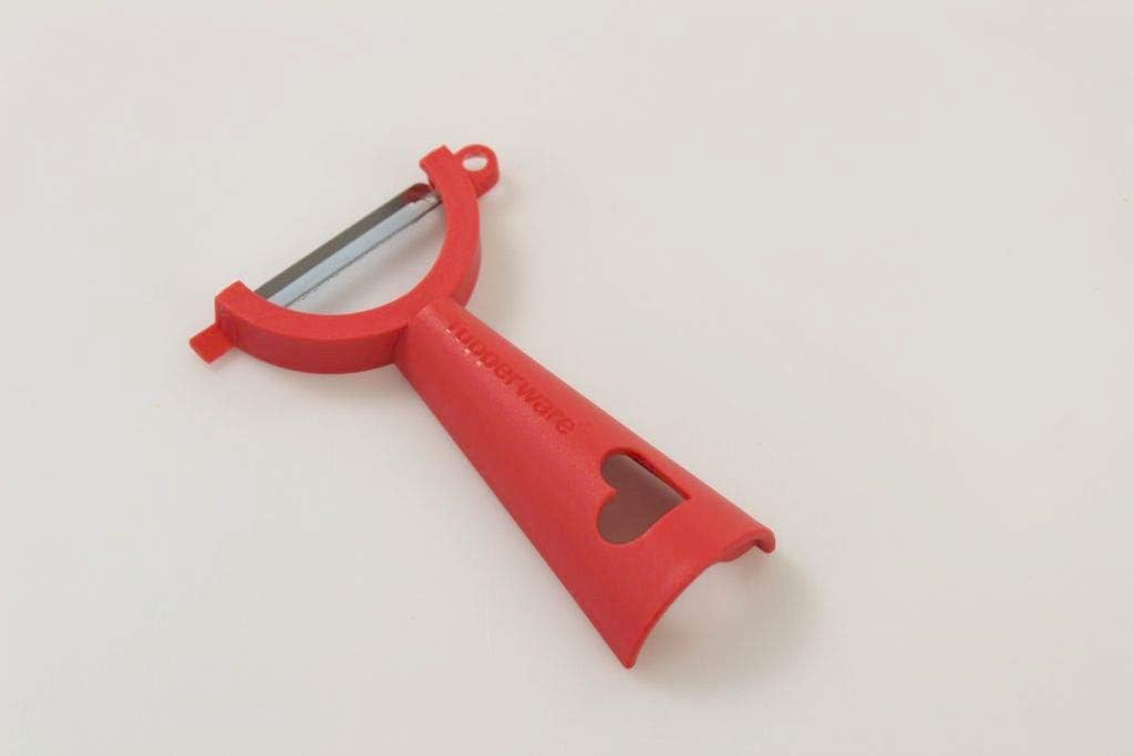 Color Rojo Tupperware Pelador Universal Para Verduras Utensilios 