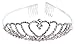 Simplicity Pageant Tiara and Crown Rhinestones Crystal Bridal Wedding, 957