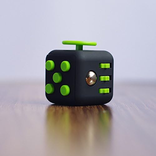 Premium 6-sided Fidget Cube, Stress &amp; Anxiety Reliever For Kids, Teens &amp; Adults. Perfect Desk Toy for Class, Work and Home.