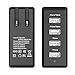 i-Blason 4 Port USB Travel Wall Charger Hub 34W with Smart Charge Technology for Apple iPhone 6, 6S, 6 Plus, iPad Air, Mini, iPod Touch, nano, most other phones and tablets (4 Ports)
