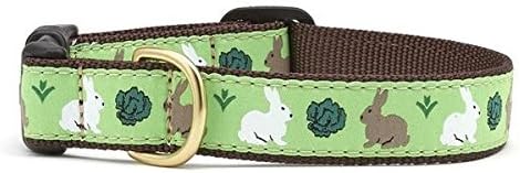 Up Country Garden Rabbit Pattern (Garden Rabbit Dog Collar, Large (15 to 21 inches) 1 Inch Wide Width)