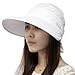 Sealike Chic Butterfly Sun Hat Wide Brim Summer Sun Visor Floppy Fold Beach Hat for Women Girls with Stylus