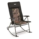 Guide Gear Oversized Rocking Camp Chair, 500-lb. Capacity, Mossy Oak Break-Up Country