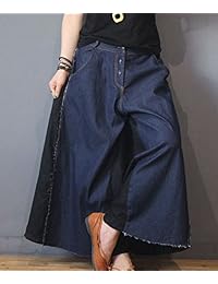 Pantalones vaqueros para dama con cintura elástica