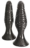 Royal Hiney 2-Piece Butt Plugs Pro Set, Gunmetal