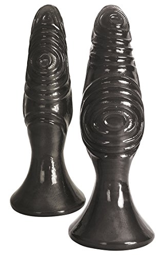 Royal hiney 2-piece butt plugs pro set, gunmetal