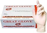 GREAT GLOVE NMSTV70015-L-BX Stretch Vinyl Food Service Grade Multi-Purpose Gloves, 4 mil, Powder-Free, Smooth, Latex-Free, DINP & DEHP Free, Synthetic, General Purpose