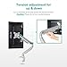 EleTab Single Monitor Desk Mount – Height Adjustable Full Motion Swivel VESA Arm Fits for 17″- 32″ Computer Screen, up to 17.6 lbsthumb 4