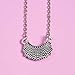 Dissent Pins RBG Dissent Collar Gold Necklace - I Dissent Pendant Necklace - Ruth Bader Ginsburg's Dissent Collar - Necklaces for Women, Silvertone, 16