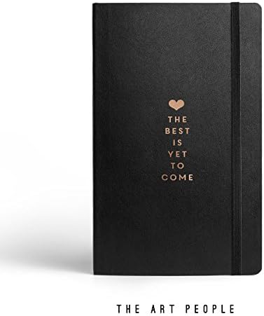 Best is yet to come Journal with Elastic Band| Handmade| Diary| Notebook| For Office &amp; College Notes| Draw| Personal Quotes &amp; Poetry| The Art People