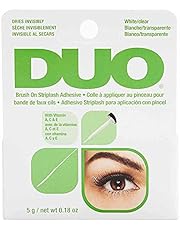 DUO Brush-On Lash Adhesive with Vitamins A, C & E, Clear, 0.18 oz, 1-Pack