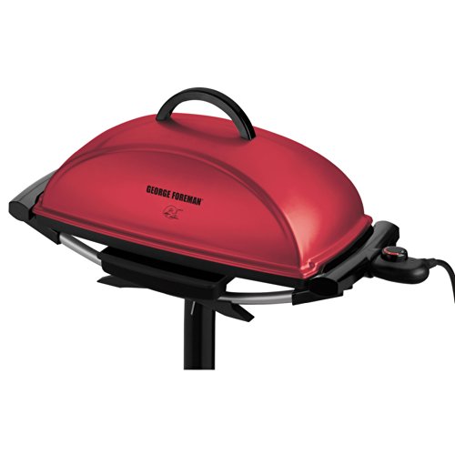 George Foreman GGR201RCDR Indoor/Outdoor Grill, Red