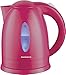 Ovente Electric Kettle 1.7 Liter Cordless Hot Water Boiler, 1100W with Automatic Shut-Off and Boil Dry Protection, Fast Boiling BPA-Free Portable Instant Heater for Making Tea, Coffee, Pink KP72F