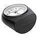 Peakeep Auto Nightlight, Battery Operated No Ticking Silent Analog Alarm Clock, Snooze, Ascending Electric Beep Sounds, Easy Set