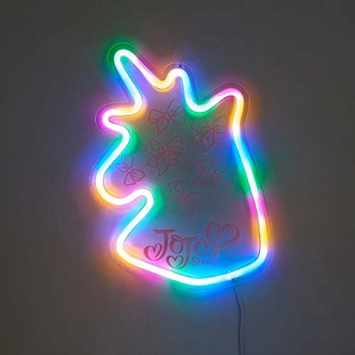 JoJo Siwa Unicorn Neon Wall Art