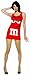 Rasta Imposta M&M's Tank Dress, Red, Adult 4-10