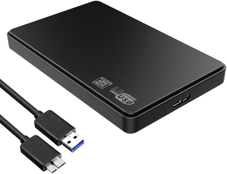 Multibao 2.5" USB 3.0 SATA HDD/SSD Enclosure Caddy Box Black