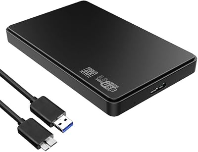Multibao 2.5" USB 3.0 SATA HDD/SSD Enclosure Caddy Box Black