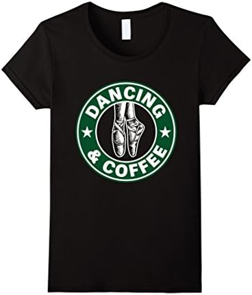 Women's Dancing and Coffee Shirt Medium Black