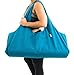 Yogiii Large Yoga Mat Bag, Large Yoga Mat Tote Sling Carrier W/Side Pocket Azulene Blue