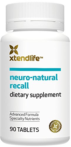 Xtendlife Neuro-Natural Recall Brain Supplement. High Strength Memory Aid with Gotu Kola Extract and Alpha Lipoic Acid (90 Tablets) Xtendlife Neuro-Natural Recall Brain Supplement. High Strength Memory Aid with Gotu Kola Extract and Alpha Lipoic Acid (90 Tablets)