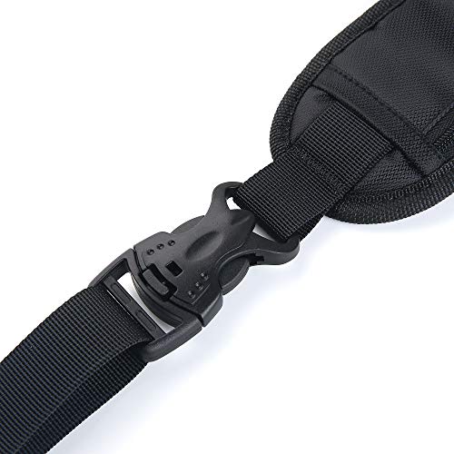 Camera Strap, Ruittos Camera Neck Shoulder Sling Crossbody Strap with Quick Release and Safety Tether Storage Pocket, Adjustable Comfortable Universal Belt for DSLR/SLR Camera, Canon, Nikon, (Black)